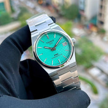 Load image into Gallery viewer, Tissot PRX Powermatic 80 Light Green Dial Silver Steel Strap Watch for Men - T137.207.11.091.01
