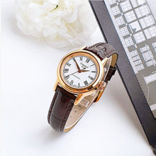 Load image into Gallery viewer, Tissot T Classic Carson White Dial Brown Leather Strap Watch For Women - T085.207.36.013.00