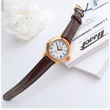 Load image into Gallery viewer, Tissot T Classic Carson White Dial Brown Leather Strap Watch For Women - T085.207.36.013.00