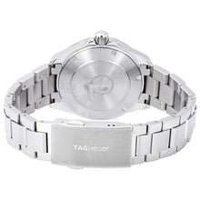 Load image into Gallery viewer, Tag Heuer Aquaracer Quartz White Dial Silver Steel Strap Watch for Men - WBD1111.BA0928