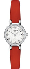 Load image into Gallery viewer, Tissot Lovely Round Mother of Pearl Dial Red Leather Strap Watch for Women - T140.009.16.111.00