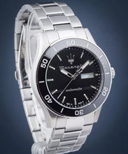 Load image into Gallery viewer, Maserati Competizione Automatic Black Dial Silver Steel Strap Watch For Men - R8823100002