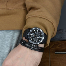 Load image into Gallery viewer, Tissot Seastar 1000 Chronograph Black Dial Black Rubber Strap Watch For Men - T120.417.37.051.02