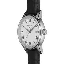 Load image into Gallery viewer, Tissot T Classic Carson White Dial Black Leather Strap Watch for Men - T085.410.16.013.00