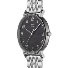 Load image into Gallery viewer, Tissot T Classic Everytime Quartz Black Dial Silver Steel Strap Watch for Men - T109.410.11.072.00