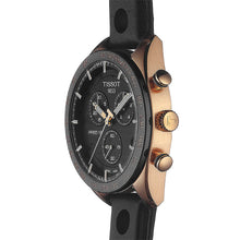 Load image into Gallery viewer, Tissot PRS 516 Chronograph Black Dial Black Leather Strap Watch For Men - T100.417.36.051.00