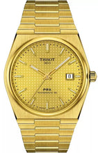 Load image into Gallery viewer, Tissot PRX Powermatic 80 Gold Dial Gold Steel Strap Watch for Men - T137.407.33.021.00