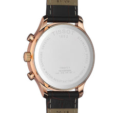 Load image into Gallery viewer, Tissot T Classic Tradition Chronograph White Dial Brown Leather Strap Watch For Men - T063.617.36.037.00