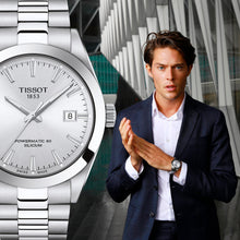 Load image into Gallery viewer, Tissot Gentleman Silver Dial Silver Steel Strap Watch For Men - T127.410.11.031.00