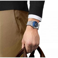 Load image into Gallery viewer, Tissot Powermatic 80 Automatic Gradient Blue Dial Silver Steel Strap Watch for Men - T137.407.11.051.01