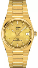 Load image into Gallery viewer, Tissot PRX Powermatic 80 Gold Dial Gold Steel Strap Watch for Men - T137.207.33.021.00