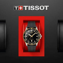 Load image into Gallery viewer, Tissot Seastar 1000 Black Dial Black Rubber Strap Watch For Men - T120.410.27.051.00