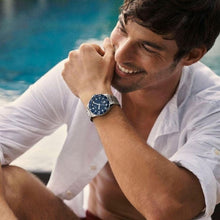 Load image into Gallery viewer, Tissot Seastar 1000 Blue Dial Silver Steel Strap Watch For Men - T120.410.11.041.00