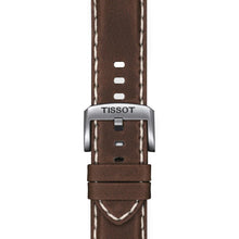 Load image into Gallery viewer, Tissot Supersport Chrono Black Dial Brown Leather Strap Watch for Men - T125.617.16.051.01