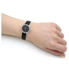 Load image into Gallery viewer, Tissot Le Locle Automatic Lady Black Dial Black Leather Strap Watch for Women - T41.1.123.57