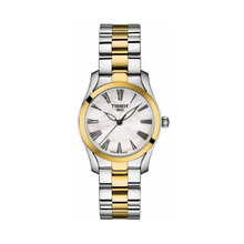 Load image into Gallery viewer, Tissot T Wave Quartz Mother of Pearl Dial Two Tone Steel Strap Watch for Women - T112.210.22.113.00