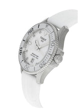 Load image into Gallery viewer, Tissot Seastar 1000 Mother of Pearl White Dial White Rubber Strap Watch for Women - T120.210.17.116.00