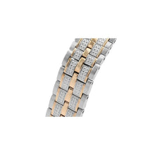 Load image into Gallery viewer, Bulova Octova Crystal Silver Dial Two Tone Steel Strap Watch for Men - 98C133