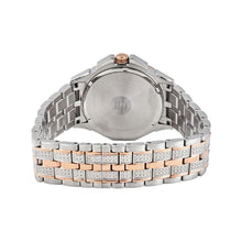 Load image into Gallery viewer, Bulova Octova Crystal Silver Dial Two Tone Steel Strap Watch for Men - 98C133