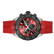 Load image into Gallery viewer, Tag Heuer Formula 1 Chronograph Red Dial Red Rubber Strap Watch for Men - CAZ101AN.FT8055