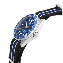 Load image into Gallery viewer, Tag Heuer Formula 1 Quartz Blue Dial Two Tone NATO Strap Watch for Men - WAZ1010.FC8197