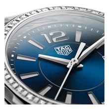 Load image into Gallery viewer, Tag Heuer Formula 1 Diamonds Blue Dial Silver Steel Strap Watch for Women - WBJ1416.BA0664
